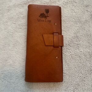 Rustico‎ Leather Wine Log Journal Handmade USA Brown Artisan Paper